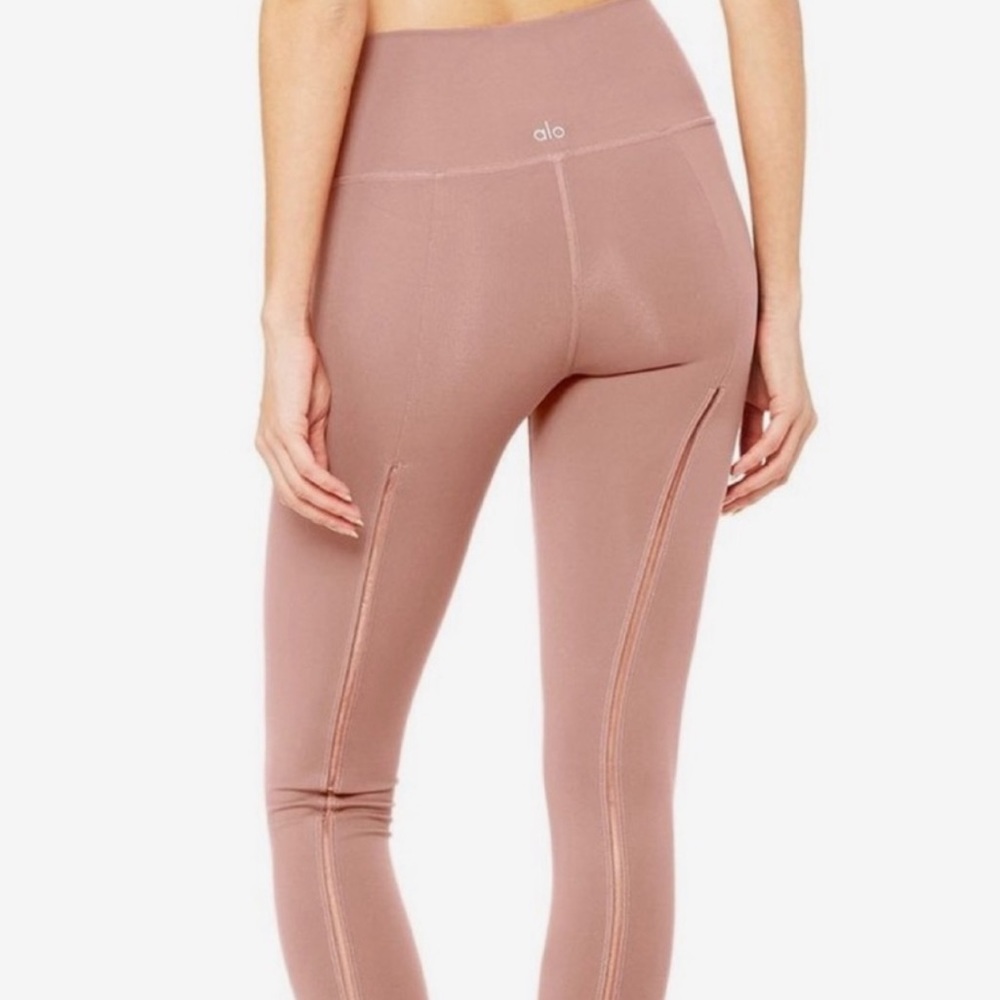 Alo Yoga High Waist Dash Leggings & Bra